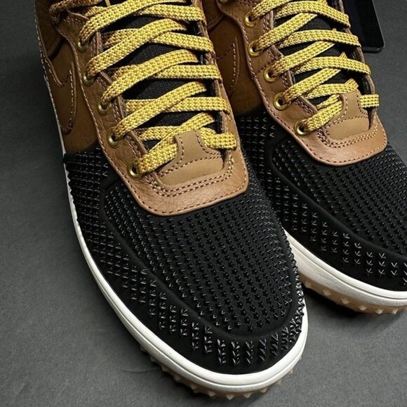 Nike Lunar Force 1 Duckboot Ale Brown Black 805899-202 Men’s Sizes - Picture 7 of 11